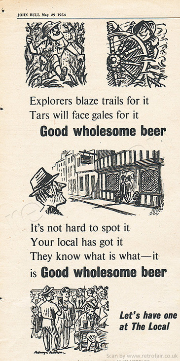 1954 Brewers' Society - unframed example