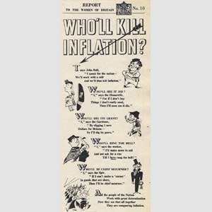 1948 Government Info - Inflation - vintage ad