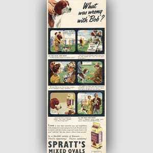 1955 Spratt's Dog Food