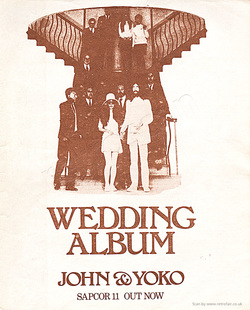 1969 John & Yoko  - unframed vintage ad