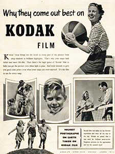 1953 Kodak - vintage ad