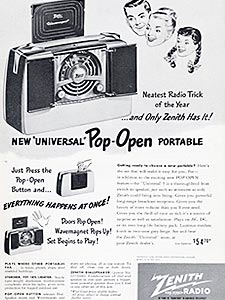 1948 ​Zenith Radio - vintage ad