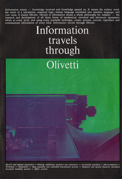1969 Olivetti - unframed vintage ad