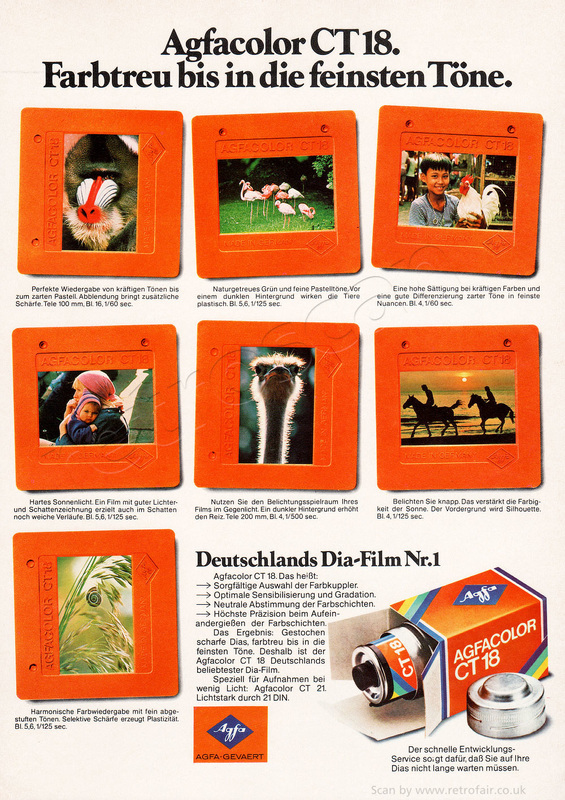  1977 Agfacolor - unframed vintage ad