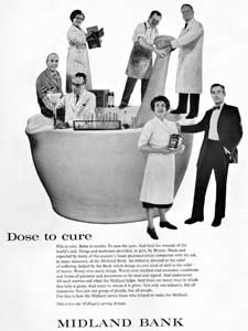 1962 Midland Bank - vintage ad