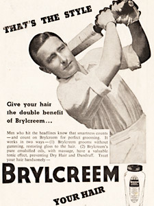  1949 ​Brylcreem - vintage ad