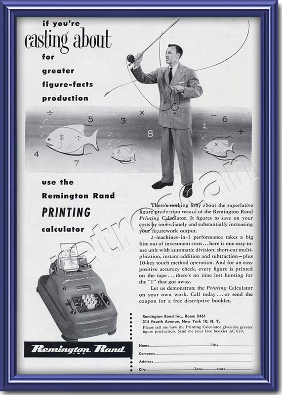 1952 Remington Rand vintage ad