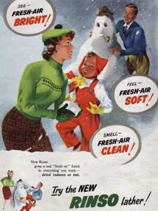 1952 Rinso Detergent - vintage ad
