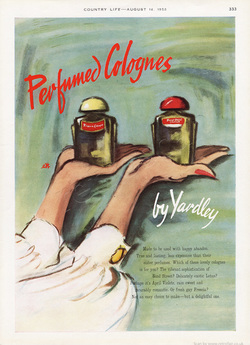  1958 Yardley - unframed vintage ad