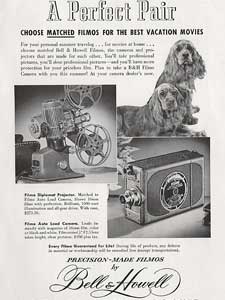 1949 Bell & Howell - vintage ad