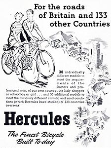 1952 Hercules Bicycles - vintage ad