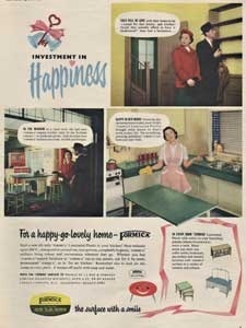 1955 Formica - vintage ad