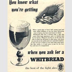 1953 Whitbread Light Ale - vintage ad