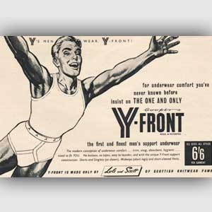 1954 Y-Fronts retro advert