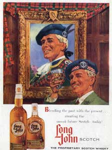 vintage Long John whisky advert