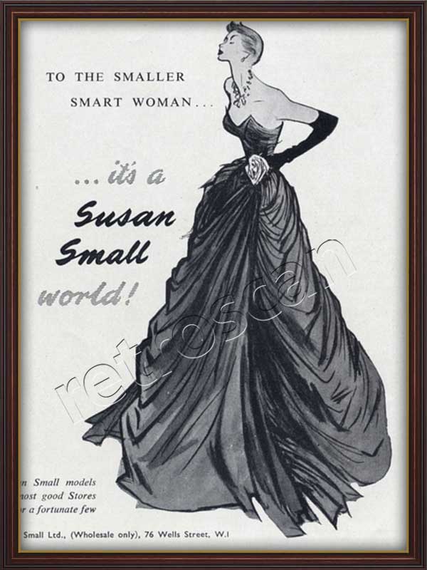 1950 vintage Susan Small  Ad