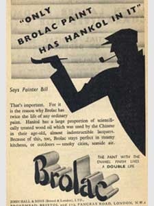 1936 Brolac Paints - vintage ad