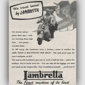 1954 Lambretta advert