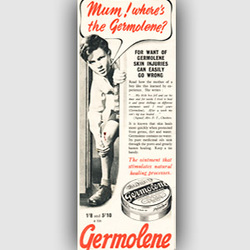 1954 Germolene - vintage ad