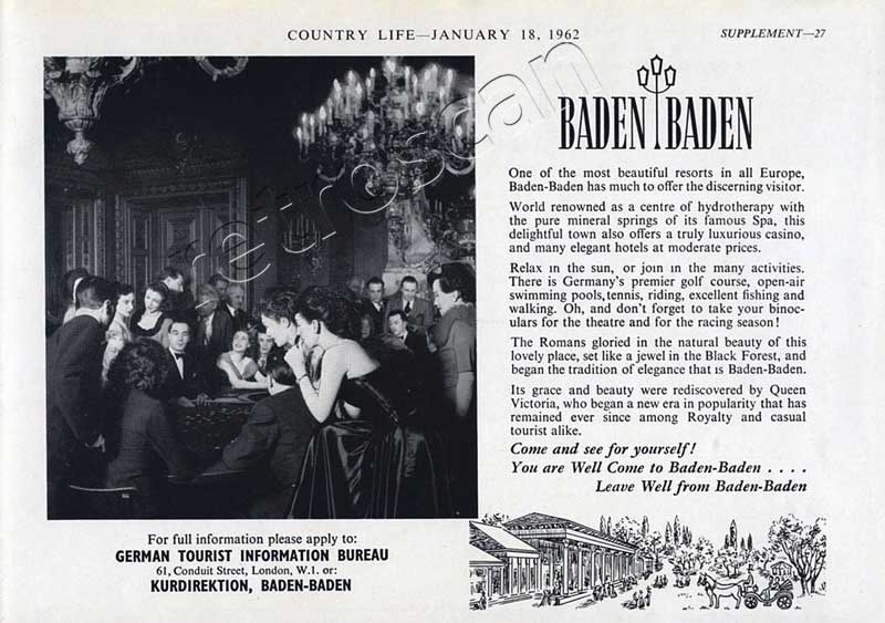 1962 Baden Baden - unfarmed