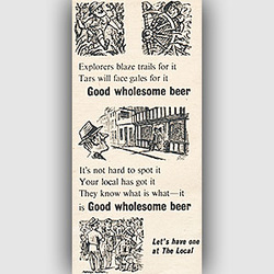 1954 ​Brewers' Society retro ad