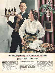 1955 Guinness Food - vintage ad