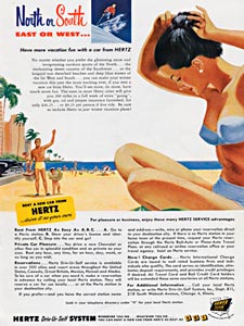 1952 Hertz vacations