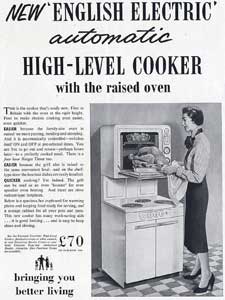 English Electric Cooker advert