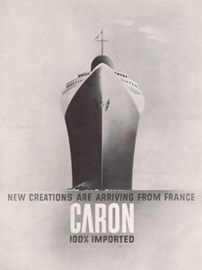 1949 Caron of Paris - vintage ad