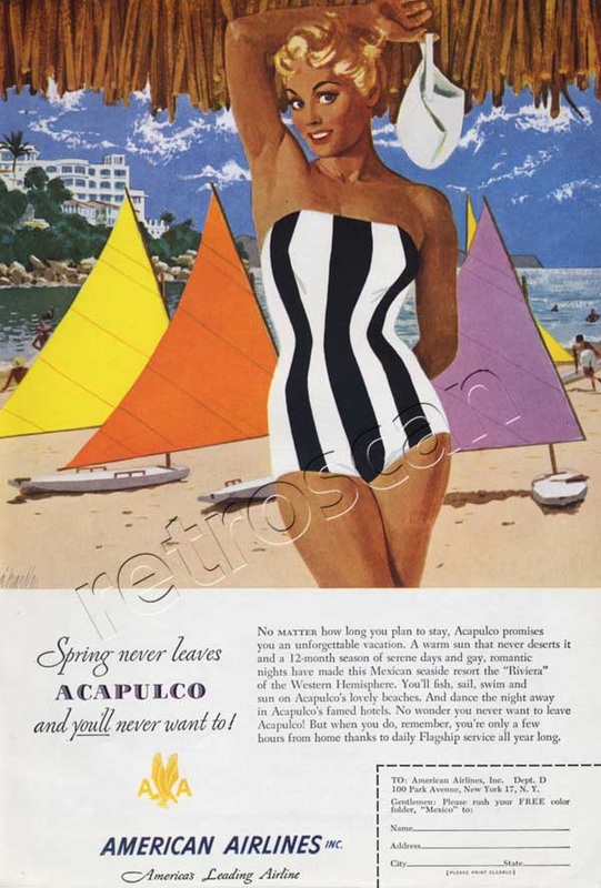 Vintage American Airlines advert