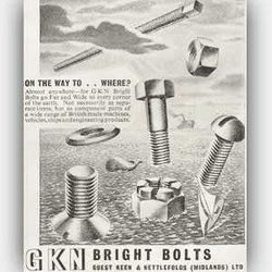 1950 GKN Bolts - vintage ad