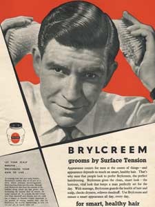 1954 Brylcreem - vintage ad