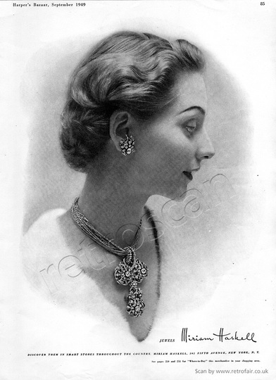 1948 Miriam Haskell Jewelry