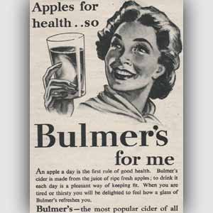vintage Bulmer's Cider ad