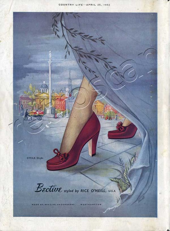 1952 Bective Shoes Vintage ad