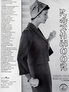 vintage Kashmoor fashions advert