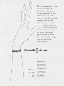 1961 De Beers - vintage ad