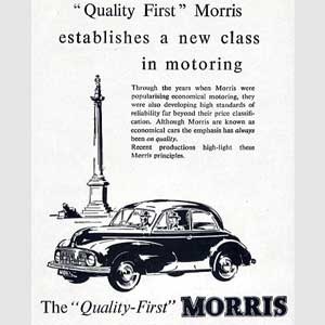 1950 Morris - vintage ad