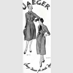 1950 Jaeger Jersey Dresses - vintage