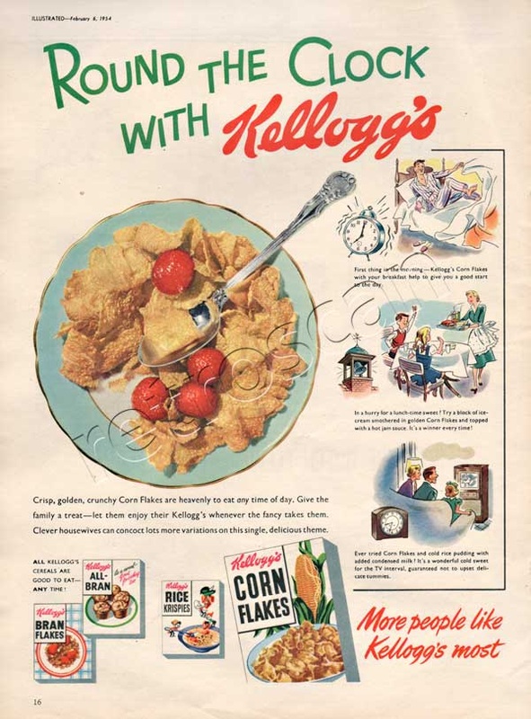 1954 Kellogg's advert
