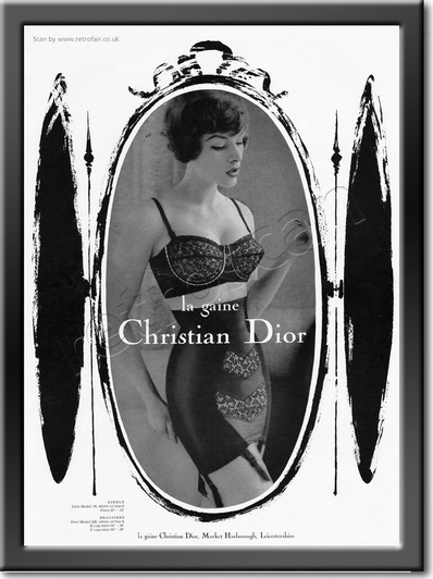1958 Christian Dior - unframed vintage ad