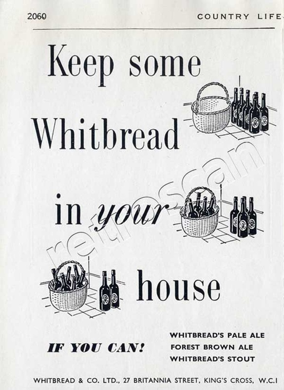 1951 Whitbread Pale Ale advert