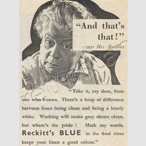1947 Reckitt's Blue