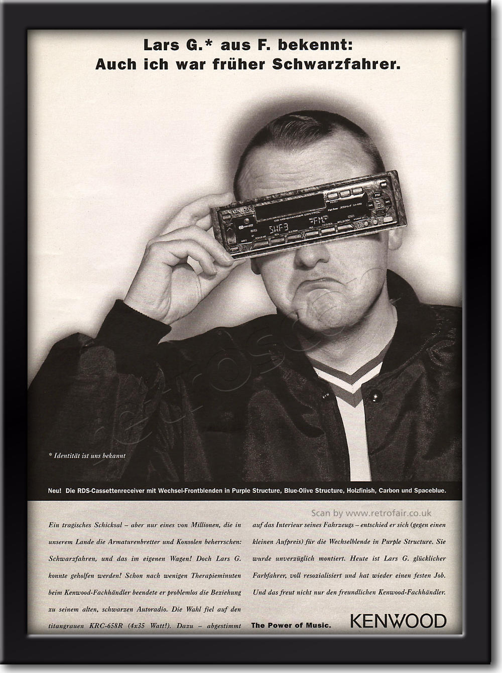 1997 Kenwood (Germany) - framed preview vintage ad