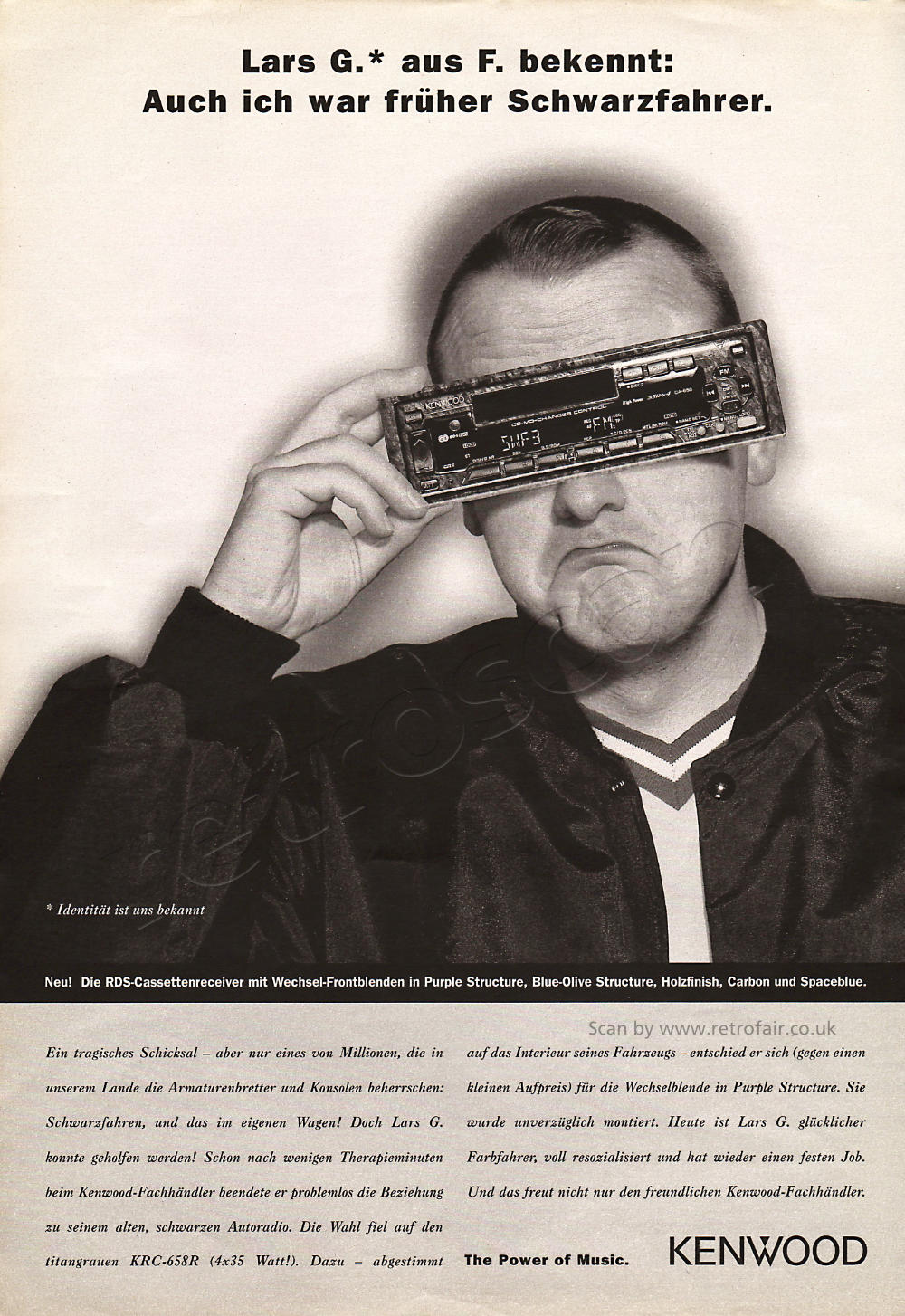1997 Kenwood (Germany) - unframed vintage ad