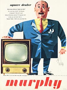1955 ​Murphy TV & Radio - vintage ad