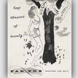 1951 Partos Underwear - vintage ad