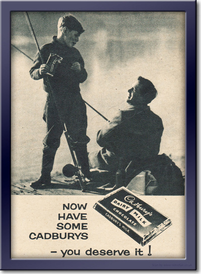 1958 Cadbury's Dairy Milk - vintage magazine ad