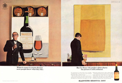 1964 Harveys Bristol Dry - unframed vintage ad
