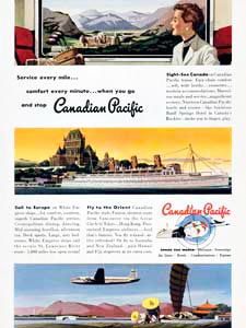 1950 ​Canada Pacific - vintage ad